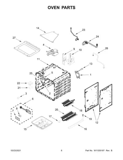 OVEN PARTS