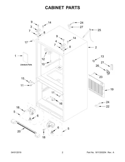 CABINET PARTS