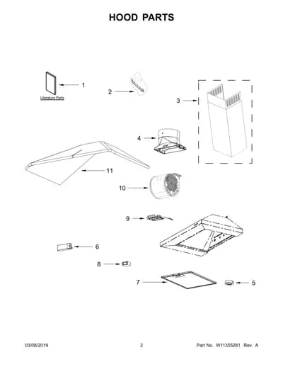 HOOD PARTS