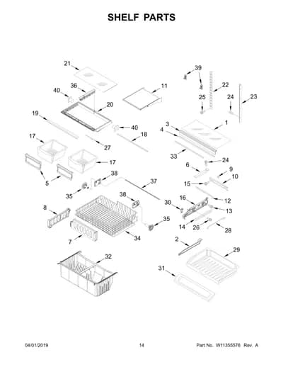 SHELF PARTS