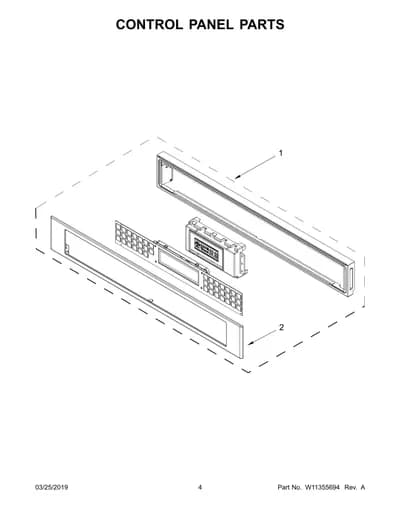 CONTROL PANEL PARTS