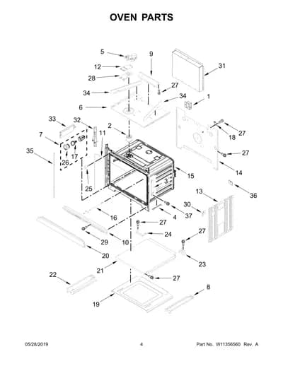 OVEN PARTS