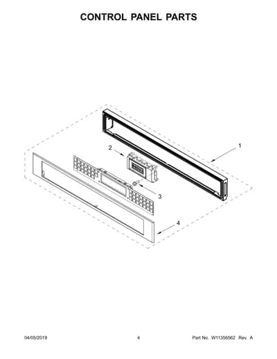 CONTROL PANEL PARTS