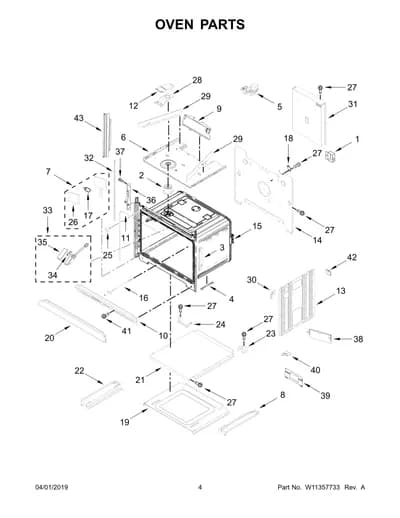 OVEN PARTS