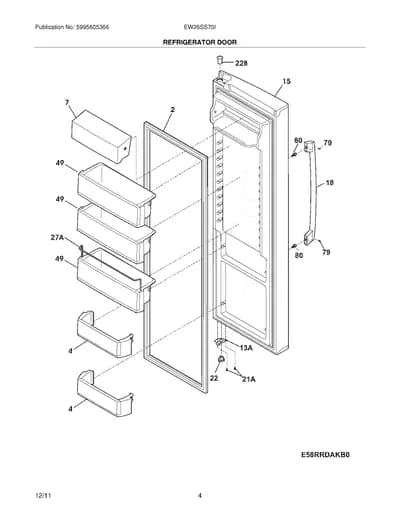 REFRIGERATOR DOOR