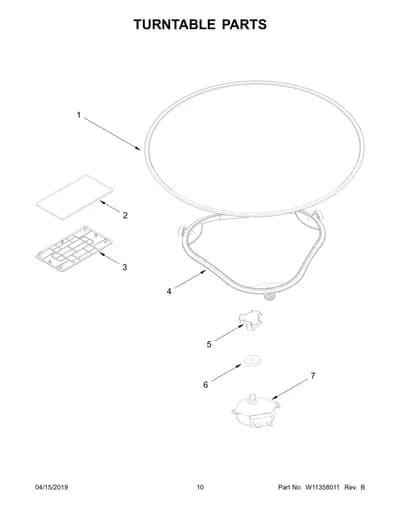 TURNTABLE PARTS