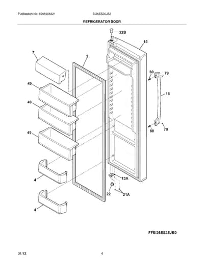 REFRIGERATOR DOOR