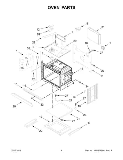 OVEN PARTS