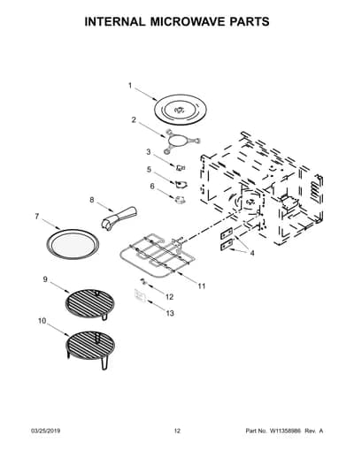 INTERNAL MICROWAVE PARTS