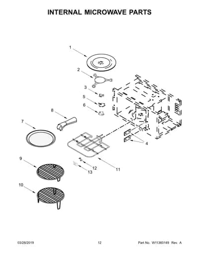 INTERNAL MICROWAVE PARTS