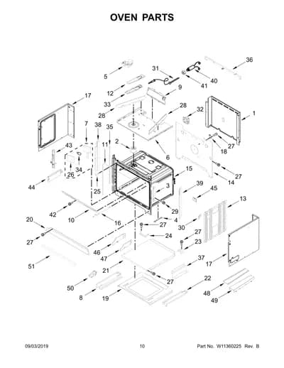 OVEN PARTS
