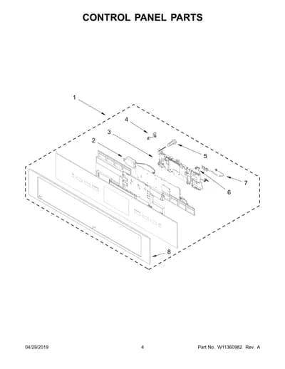 CONTROL PANEL PARTS