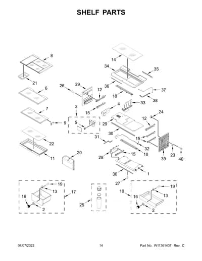 SHELF PARTS