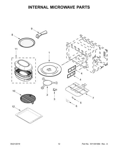 INTERNAL MICROWAVE PARTS
