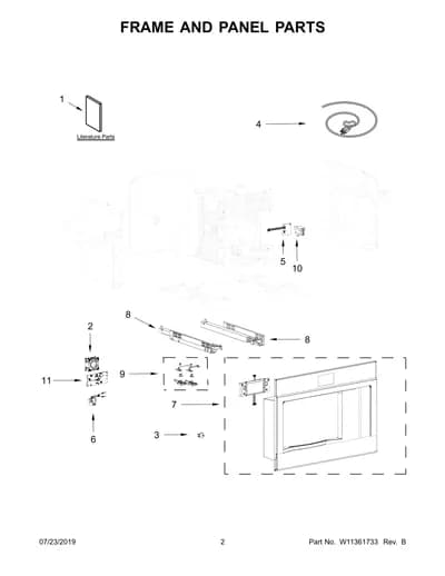 FRAME AND PANEL PARTS