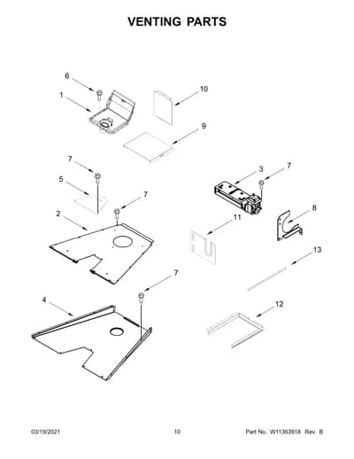 VENTING PARTS