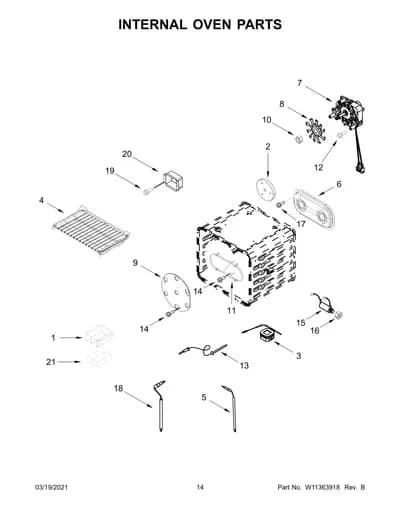 INTERNAL OVEN PARTS