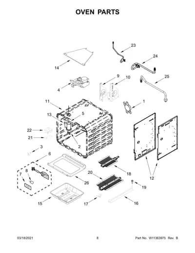 OVEN PARTS