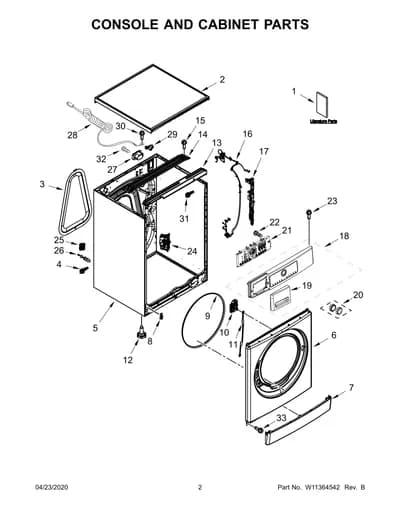 CONSOLE AND CABINET PARTS