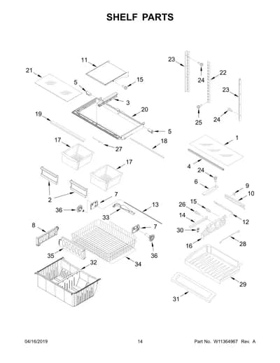 SHELF PARTS