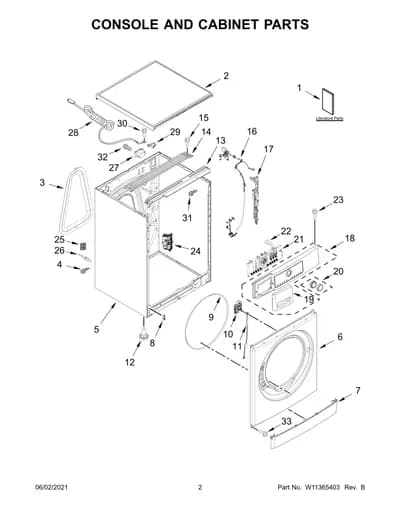 CONSOLE AND CABINET PARTS