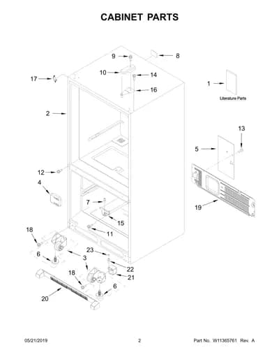 CABINET PARTS