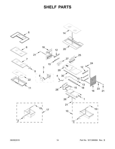 SHELF PARTS