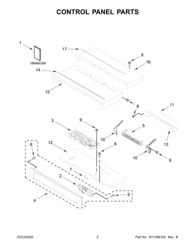 CONTROL PANEL PARTS