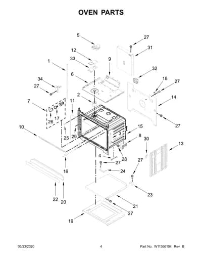OVEN PARTS