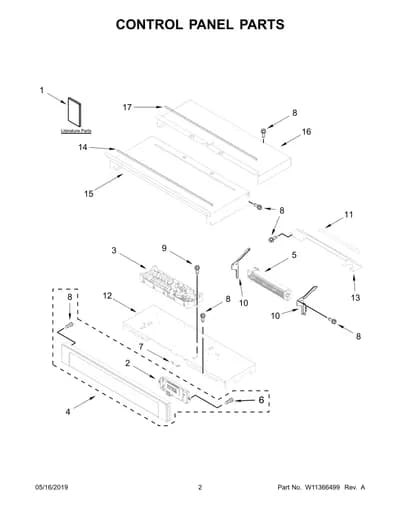 CONTROL PANEL PARTS