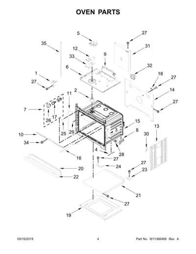 OVEN PARTS