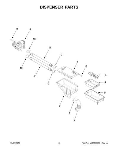 DISPENSER PARTS