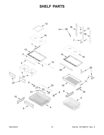 SHELF PARTS