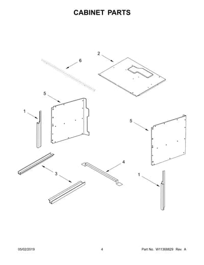 CABINET PARTS