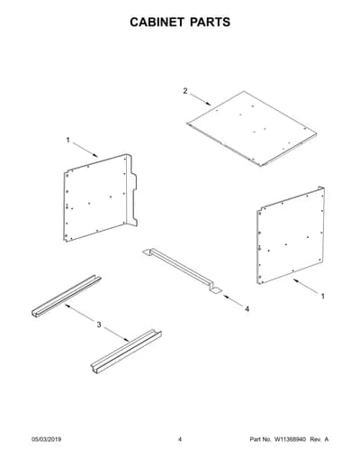 CABINET PARTS