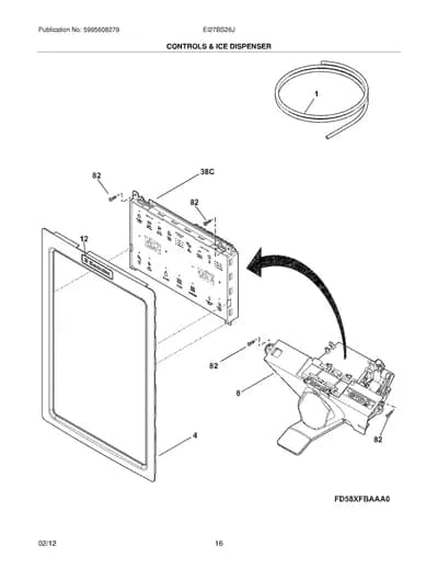 CONTROLS & ICE DISPENSER