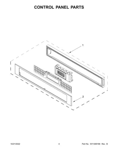 CONTROL PANEL PARTS