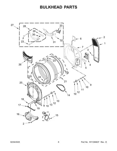 BULKHEAD PARTS