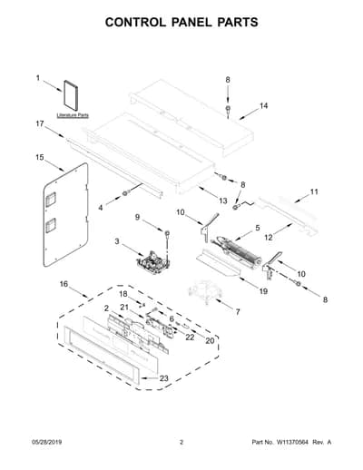 CONTROL PANEL PARTS