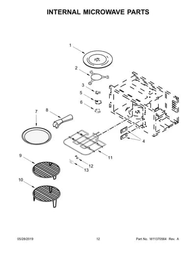 INTERNAL MICROWAVE PARTS