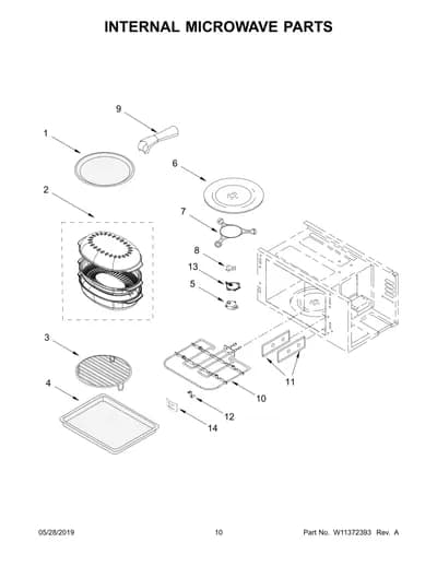 INTERNAL MICROWAVE PARTS