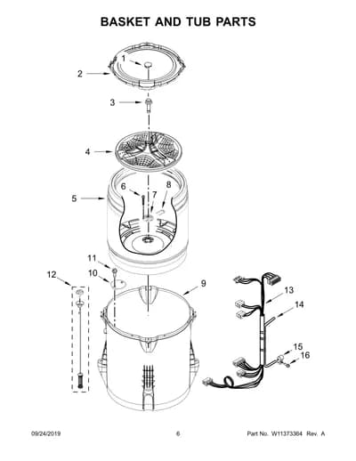 BASKET AND TUB PARTS