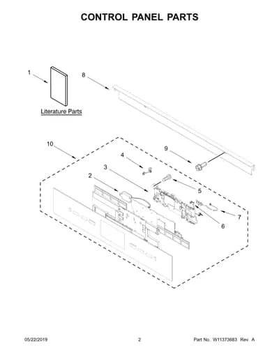 CONTROL PANEL PARTS