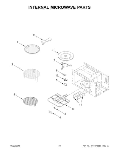 INTERNAL MICROWAVE PARTS