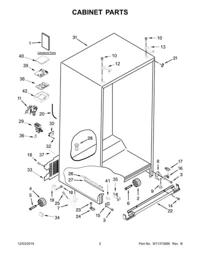 CABINET PARTS