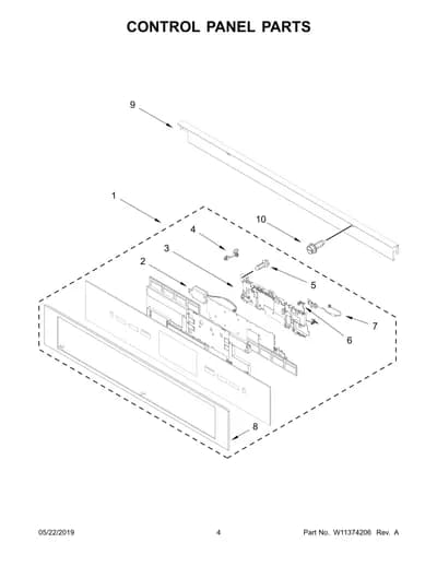 CONTROL PANEL PARTS