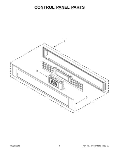CONTROL PANEL PARTS
