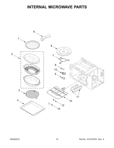 INTERNAL MICROWAVE PARTS