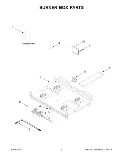 BURNER BOX PARTS