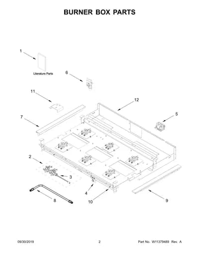 BURNER BOX PARTS